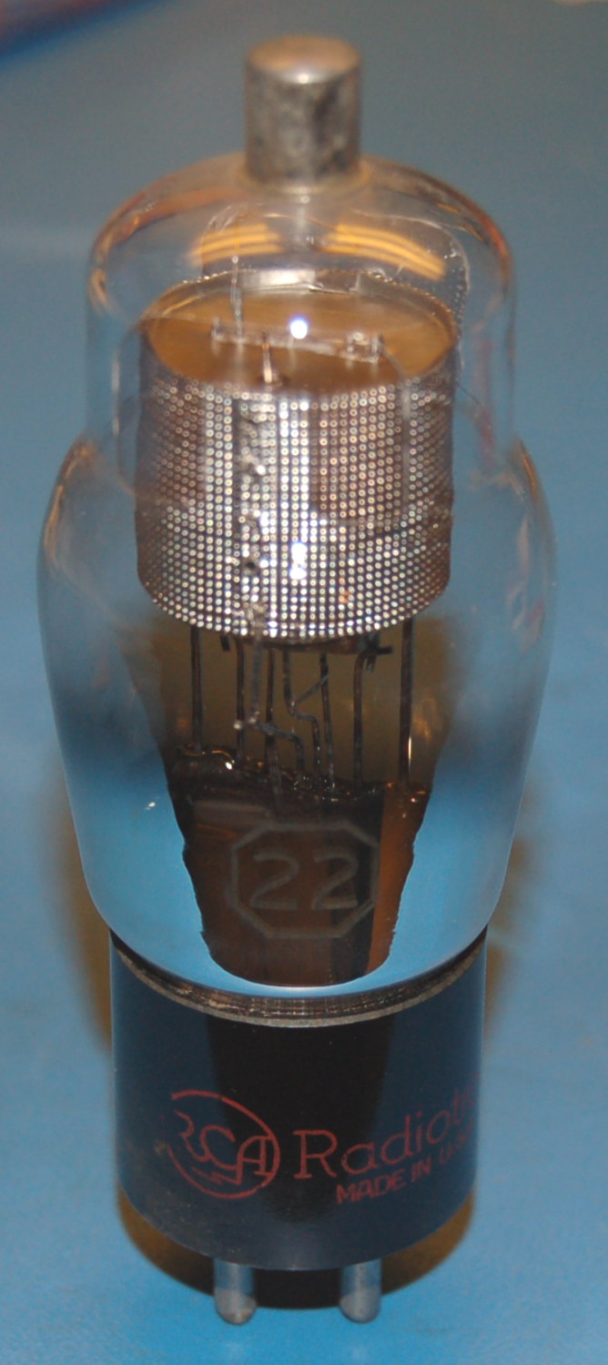 22 Sharp-Cutoff Tetrode Tube (RCA)