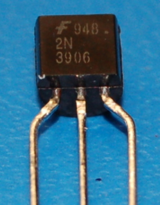 2n3906 PNP Transistor, 40V, 200mA, TO-92