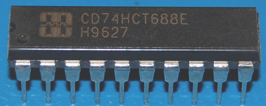 74688 - CD74HCT688E 8-Bit Magnitude Comparator, DIP-20