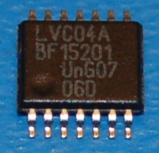 7404 - 74LVC04APW Hex Inverter, Low-Voltage 3.3V