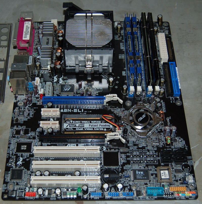 ASUS A8N-SLI Motherboard, Socket 939 + Athlon 64 CPU, Bundle #2