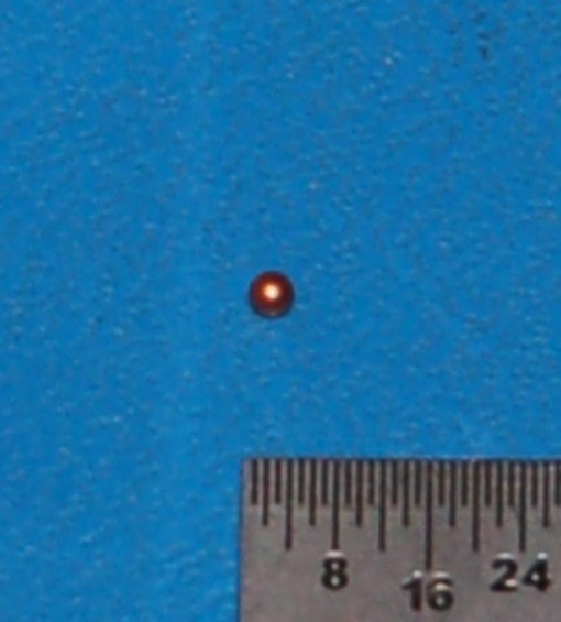 Copper 102 Ball, .062" (1.6mm) Dia. (10 Pk)