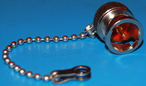 BNC Connector Cap with 3" Ball Chain