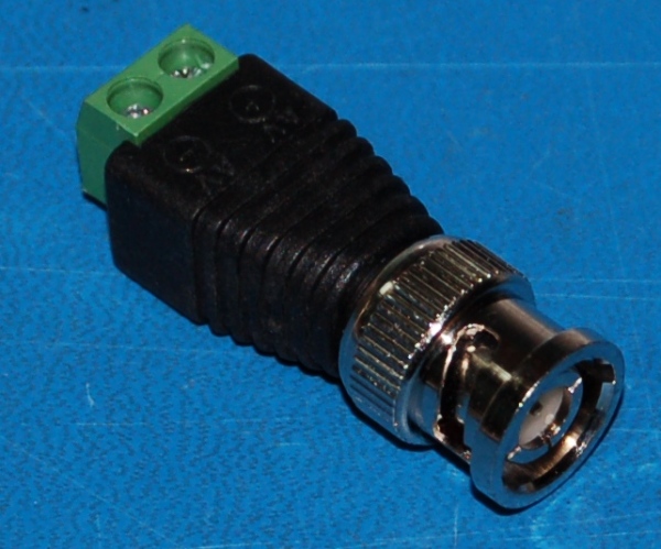 BNC Male x Screw Terminal Connector / Breakout Adapter