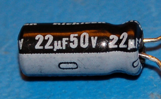 Capacitor, Aluminium Electrolytic, Radial, 50V, 22μF