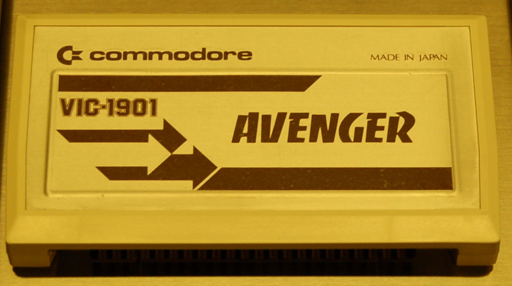 Commodore VIC-20 Game Cartridge, VIC-1901, AVENGER