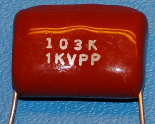Polyester Film Capacitor, 0.1µF, 1000V