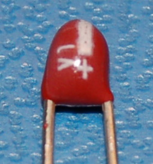 Capacitor, Tantalum, Radial, 35V, 0.1µF