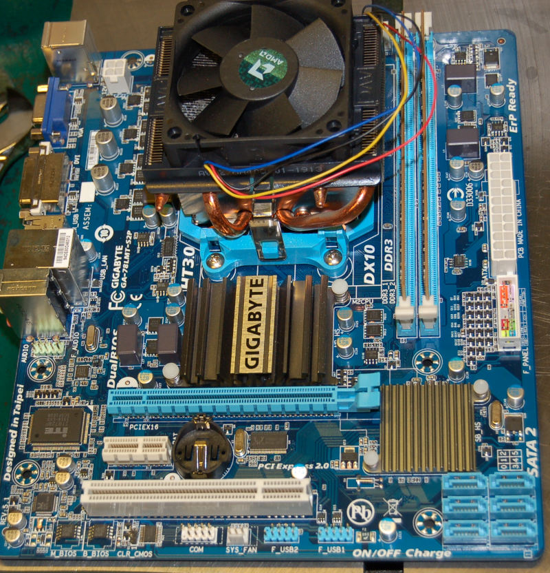 Gigabyte GA-78LMT-S2P Socket AM3 Motherboard + CPU + RAM Bundle