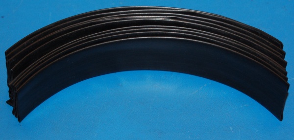 PVC Heat-Shrink Tubing, .500" to .250" (12.7mm to 6.4mm) x 6", Black (10 Pk)