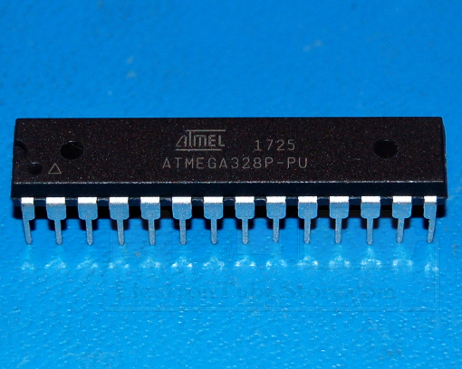 ATMEGA328P-PU AVR Microcontroller, 8-bit, 32KB, 20MHz, DIP-28