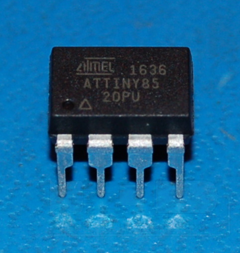 ATTINY85-20PU AVR Microcontroller, 8-bit, 8KB, 20MHz, DIP-8