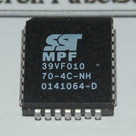 SST39VF Flash Memory, 1Mbit (128K x 8), 70ns, PLCC-32