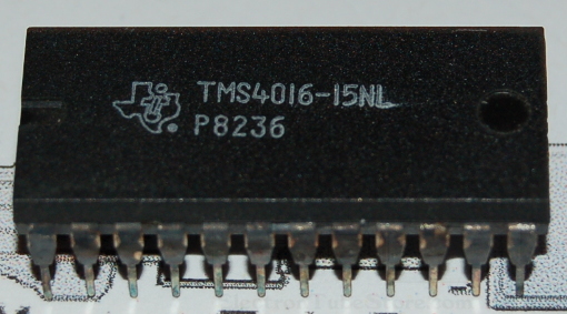 TMS4016-15NL TTL Static RAM, 16Kb (2K x 8), 150ns, DIP-24