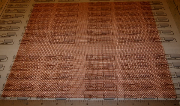 Copper 16-Mesh (1190 micron), .011" (.28mm) Wire, 12x12"