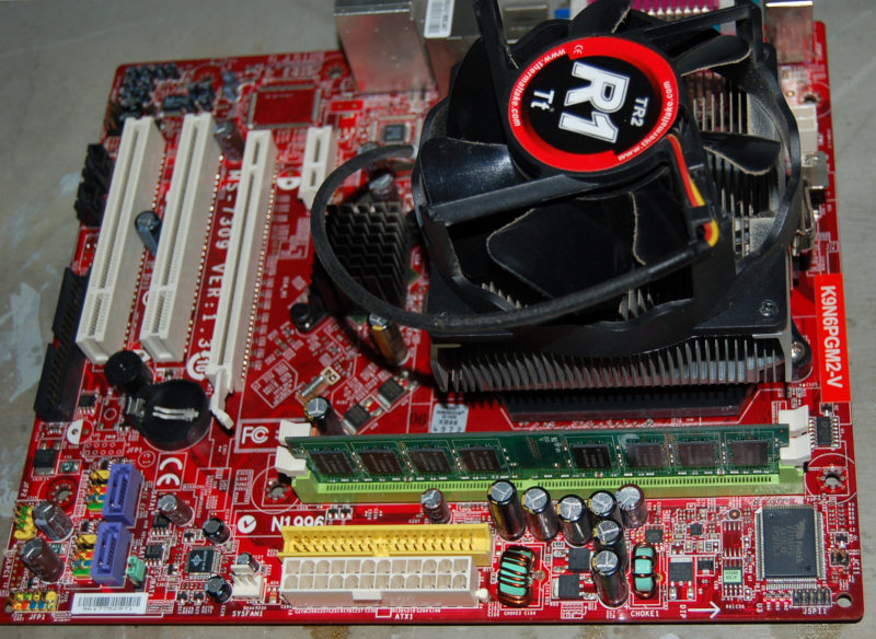MSI K9N6PGM2-V Motherboard + Athlon II CPU + RAM Bundle