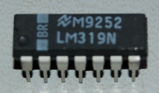 LM319N Dual Comparator, DIP-14