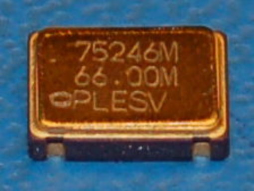 Pletronics Oscillator, 66.00MHz, SMD 5x7mm (10 Pk)
