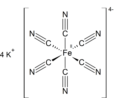 Potassium Hexacyanoferrate(II) Trihydrate, 98.5% - 102.0%, ACS Reagent, 100g