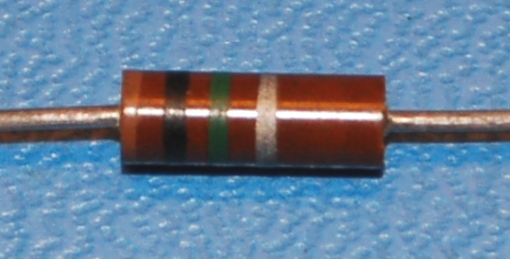 Carbon Composition Resistor, 1/2W, 10%, 1MΩ