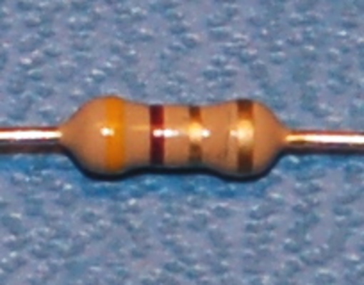 Carbon Film Resistor, 1/4W, 5%, 4.7Ω