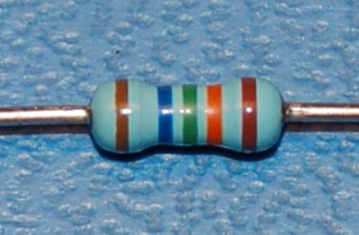 Precision Metal Film Resistor, 1/4W, 1%, 165kΩ (10 Pk)