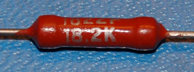 Precision Metal Film Resistor, 1/2W, 1%, 18.2kΩ