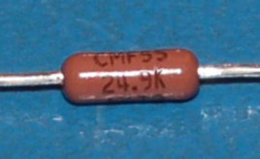 Precision Metal Film Resistor, 1/2W, 1%, 24.9kΩ (10 Pk)