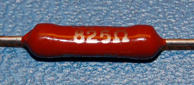 Precision Metal Film Resistor, 1/2W, 1%, 825Ω