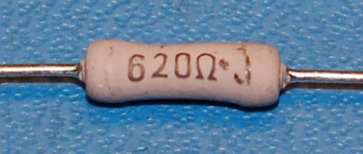 Metal Oxide Film Resistor, 2W, 5%, 620Ω (100 Pk)