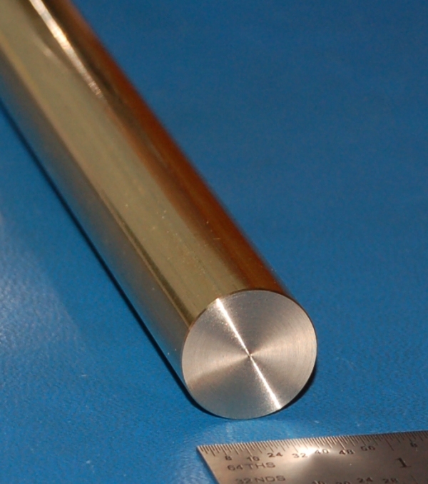 Brass 360 Rod, .750" (19.05mm) Dia. x 12"