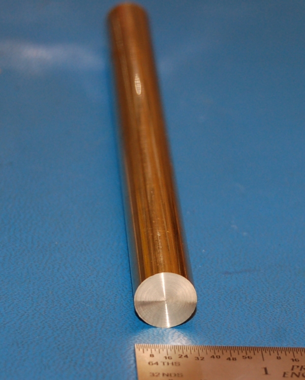 Brass 360 Rod, .500" (12.70mm) Dia. x 12"
