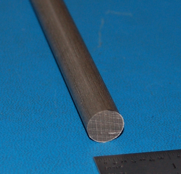 Vulcanized Hard Fiber Rod, .500" (12.7mm) x 6"