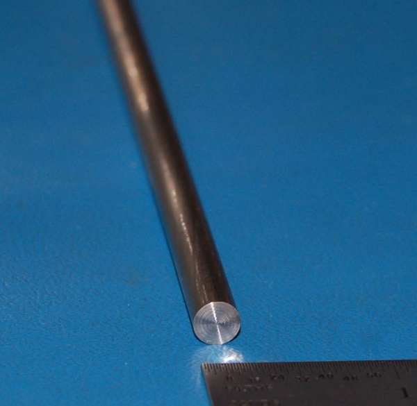 Titanium Grade 2 Rod, .250" (6.35mm) Dia. x 6"