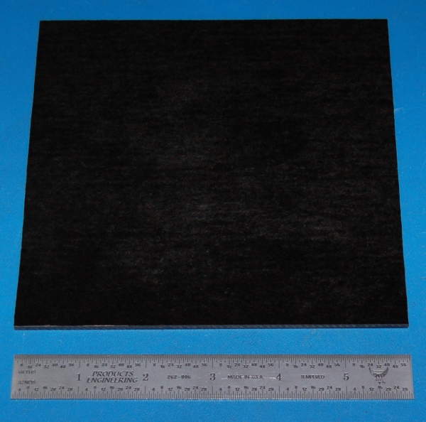 Garolite Sheet, Grade XX, .125" (3.2mm), 6x6" (Black)