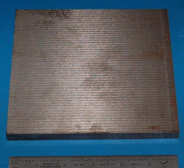 Cast Gray Iron Sheet / Plate, .414" (10.52mm), 6x6"