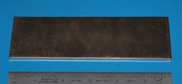 Nickel Sheet, .125" (3.18mm), 6x2"