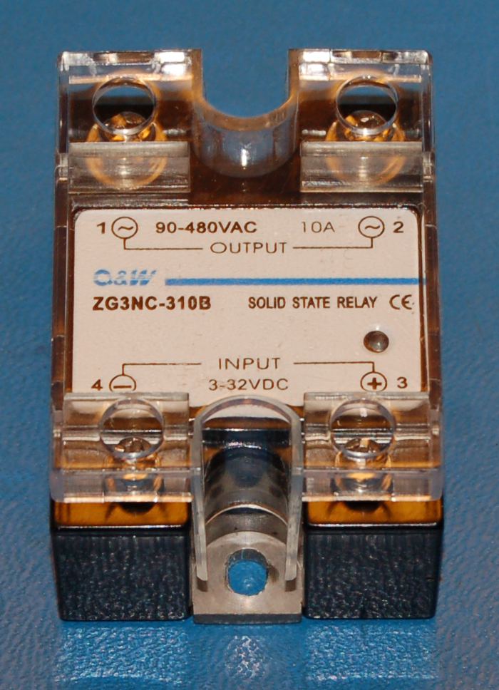 Solid-State Zero-Switching Relay, 10A, 90~480VAC