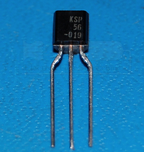 KSP56 PNP Transistor, 80V, 500mA, TO-92