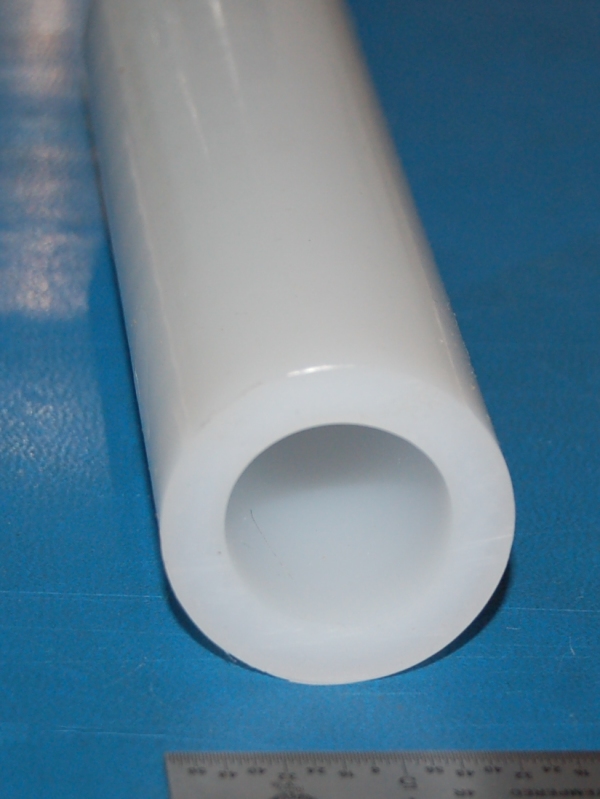 UHMW Polyethylene Tube, 1.500" (38.1mm) OD x .250" (6.4mm) Wall x 6"