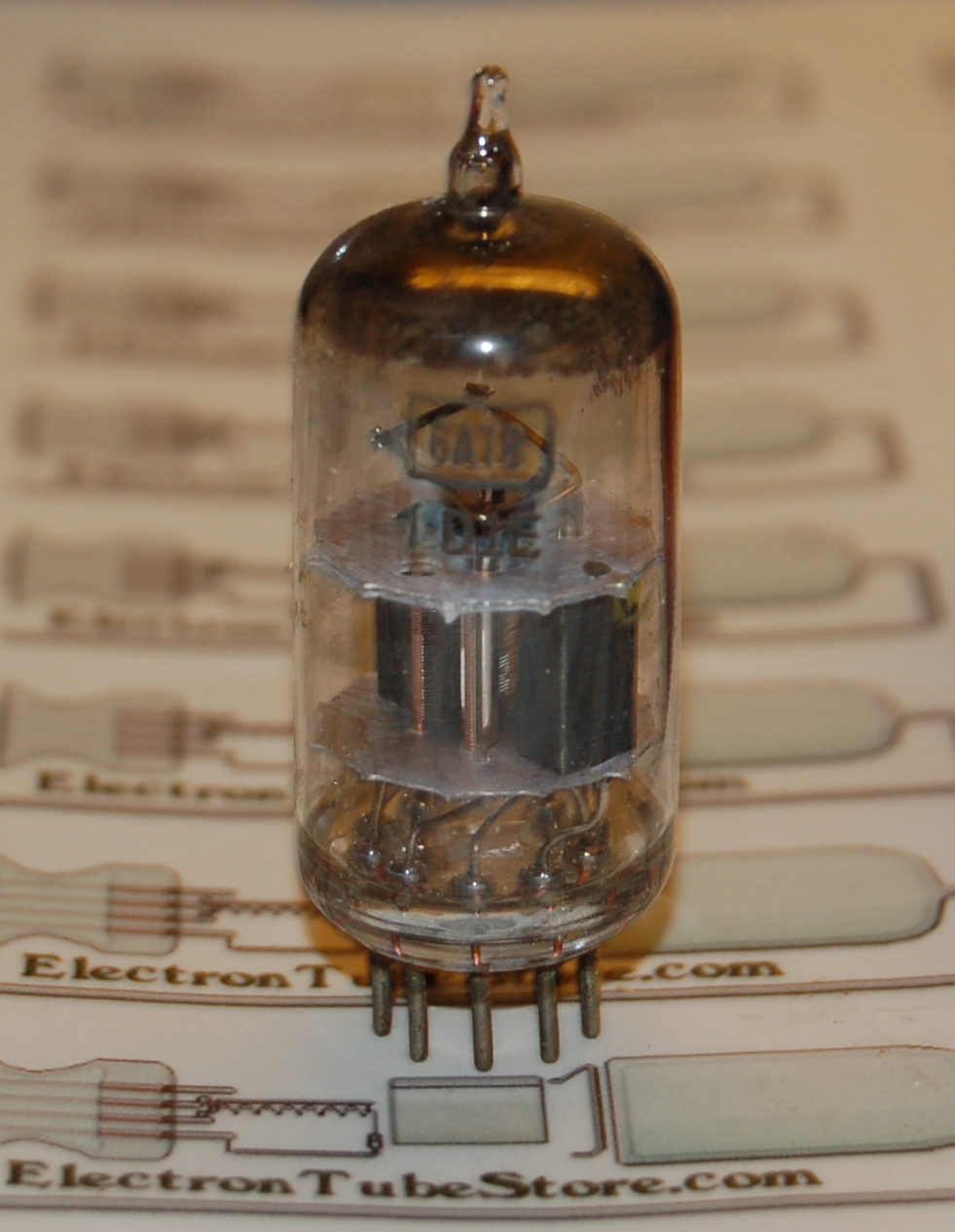 6AT8 triode and pentode tube