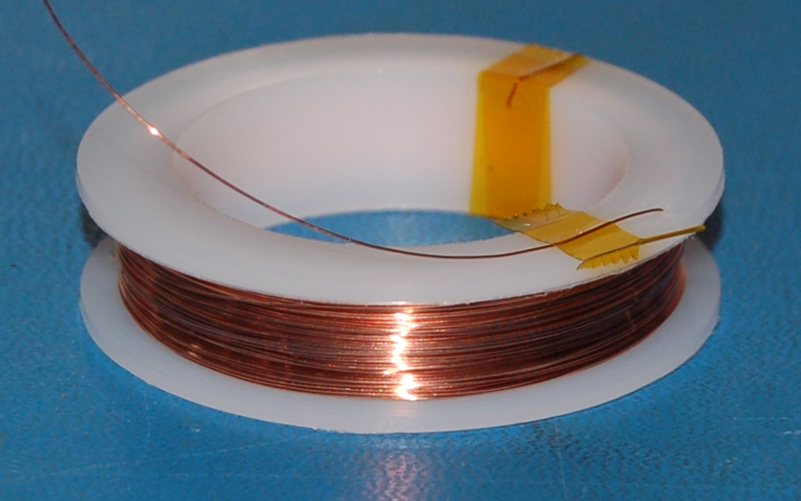 Solid Bare Copper Wire #30 (.010" / 0.25mm) x 785'