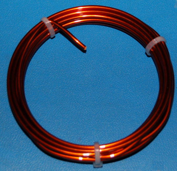 Enamel Coated Magnet Wire #12 (.084" / 2.13mm) x 10'