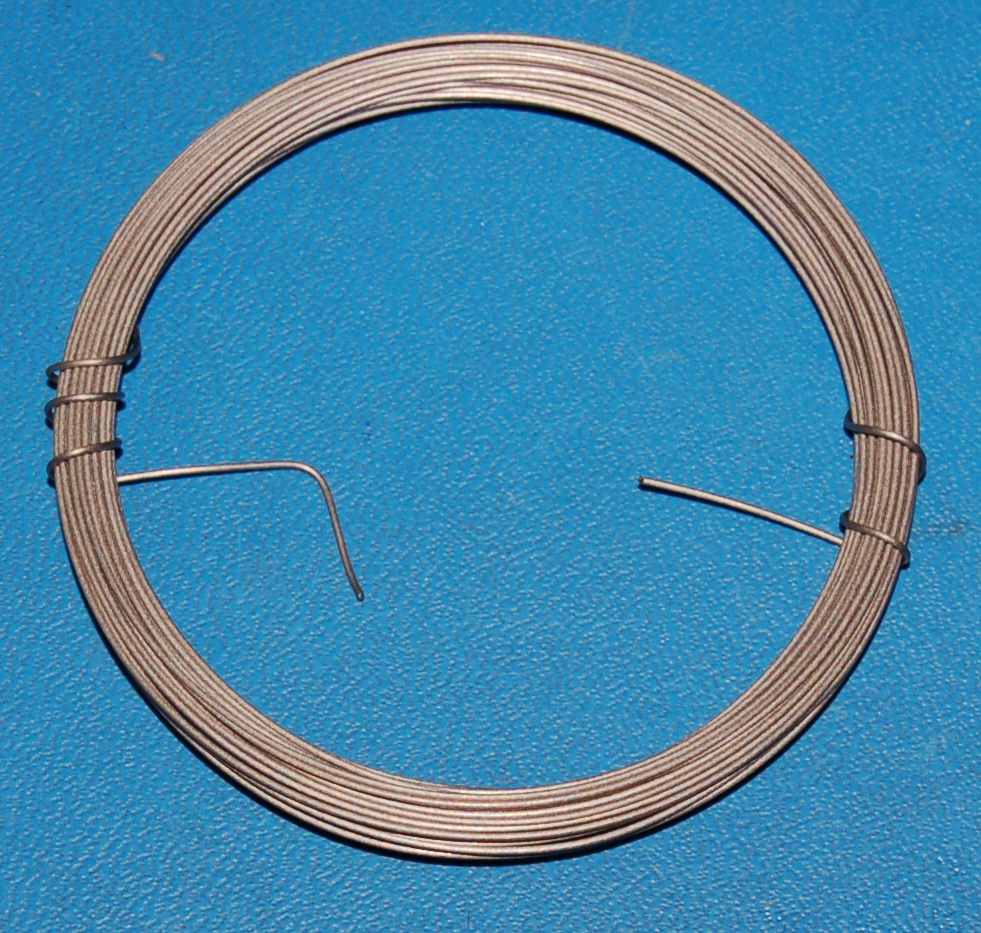 Titanium Wire, .025" (0.6mm) x 10'