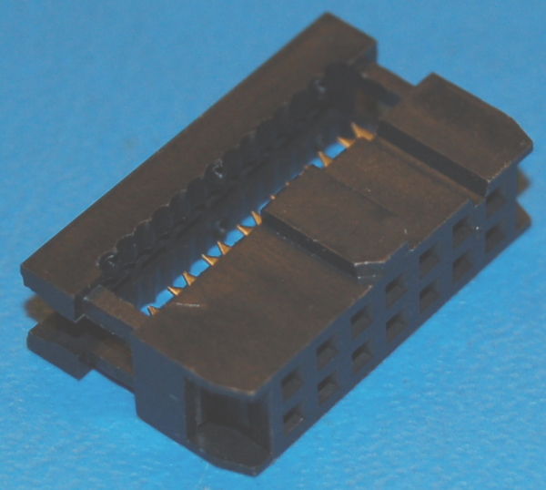 IDC .100" Connector, Female Plug, 14P