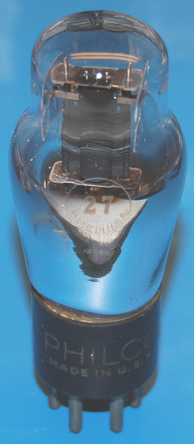 27 Medium-Mu Triode Tube (Philco / RCA / Sylvania) - Click Image to Close