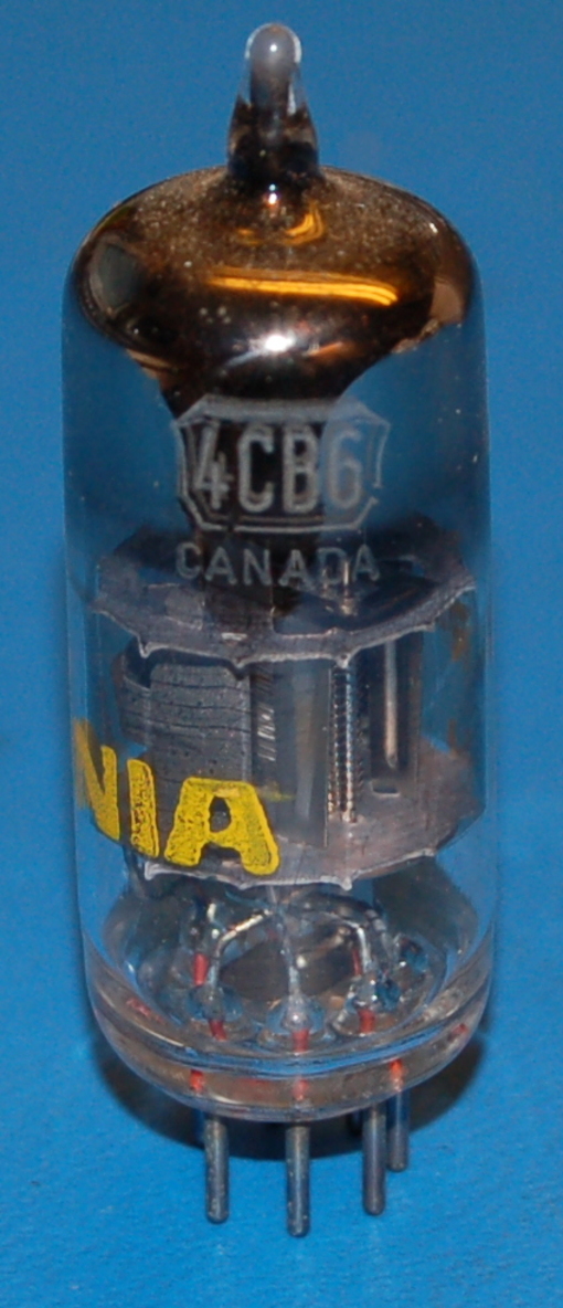 4CB6 Sharp-Cutoff Pentode Tube - Click Image to Close