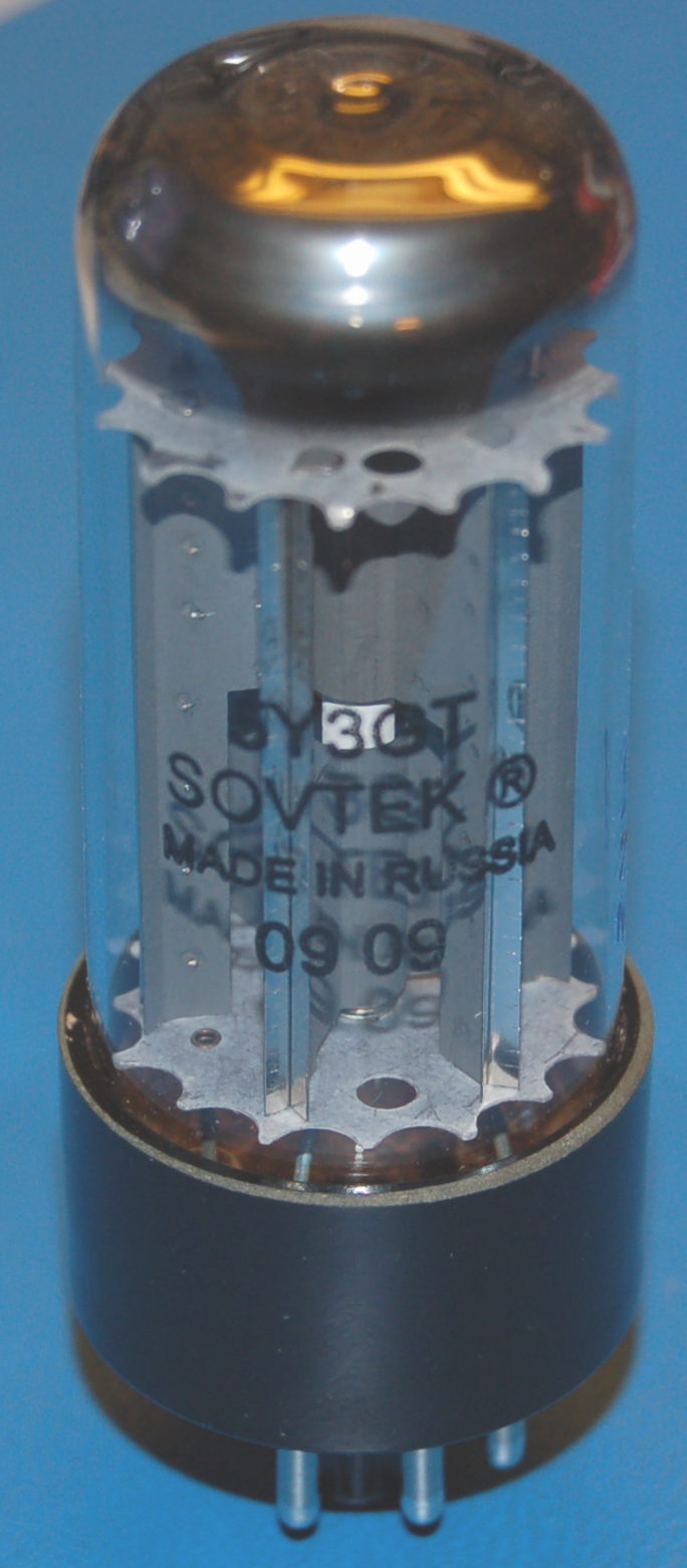 Sovtek 5Y3GT Full-Wave Rectifier / Dual Diode Tube - Cliquez sur l'image pour fermer