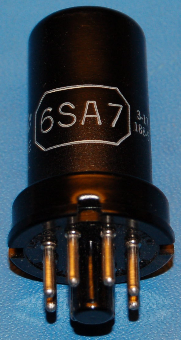 6SA7 Pentagrid Converter Heptode Tube, Metal - Click Image to Close