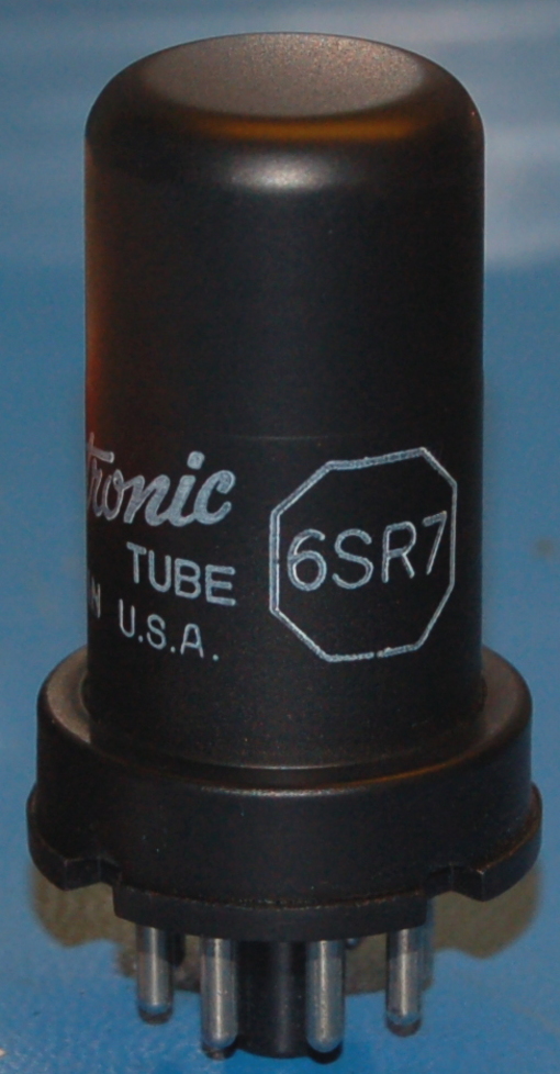 6SR7 Twin Diode - Medium-Mu Triode Tube - Click Image to Close